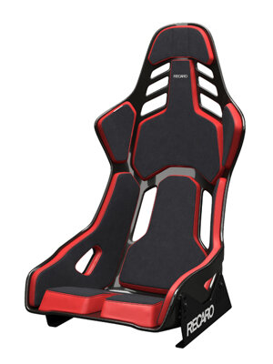 recaro-podium-alcantara-nero-pelle-rossa