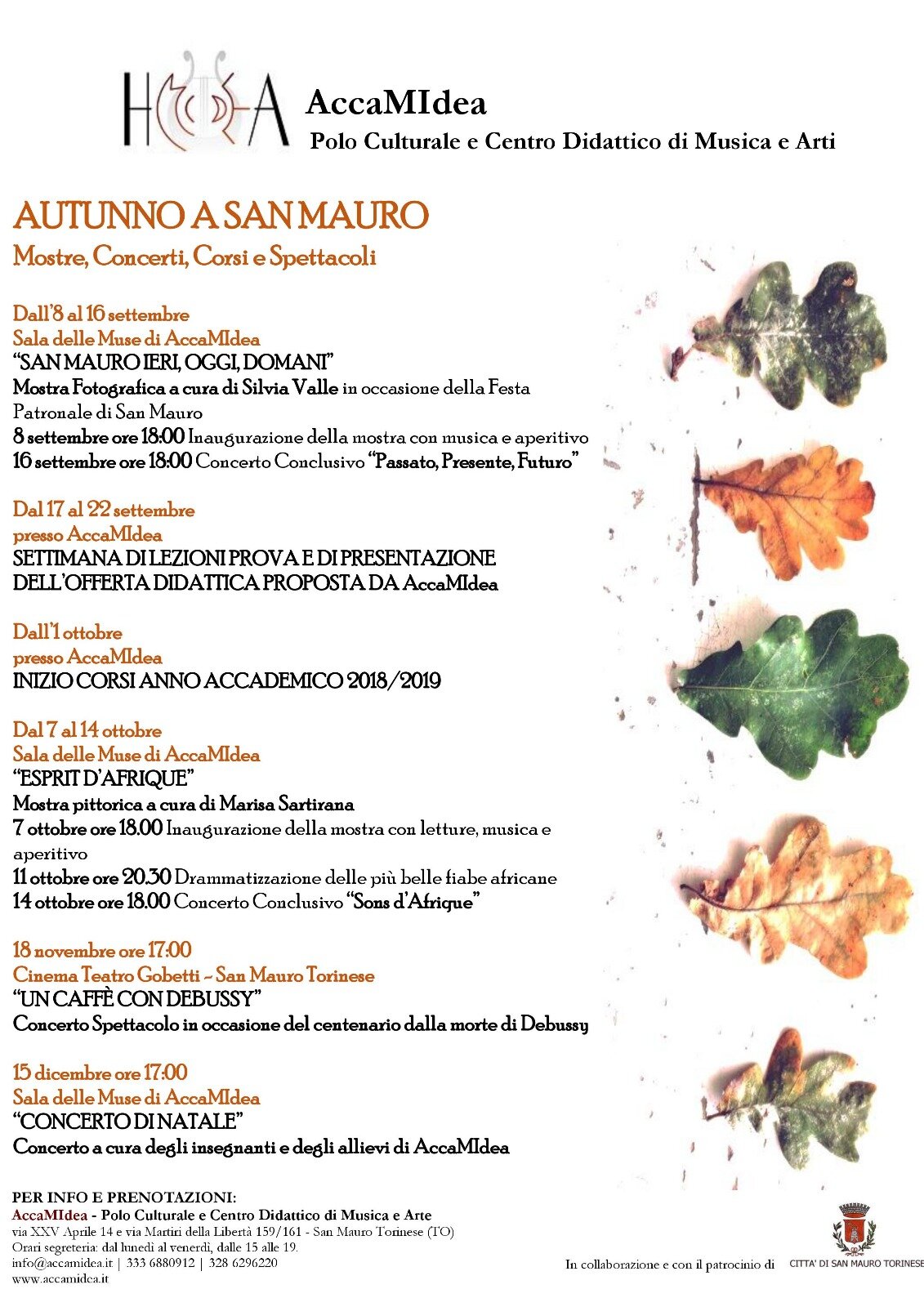 Open days e Rassegna dei Concerti di Autunno