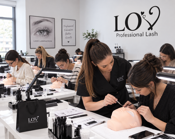 laboratorio di formazione per lash artist lov lash