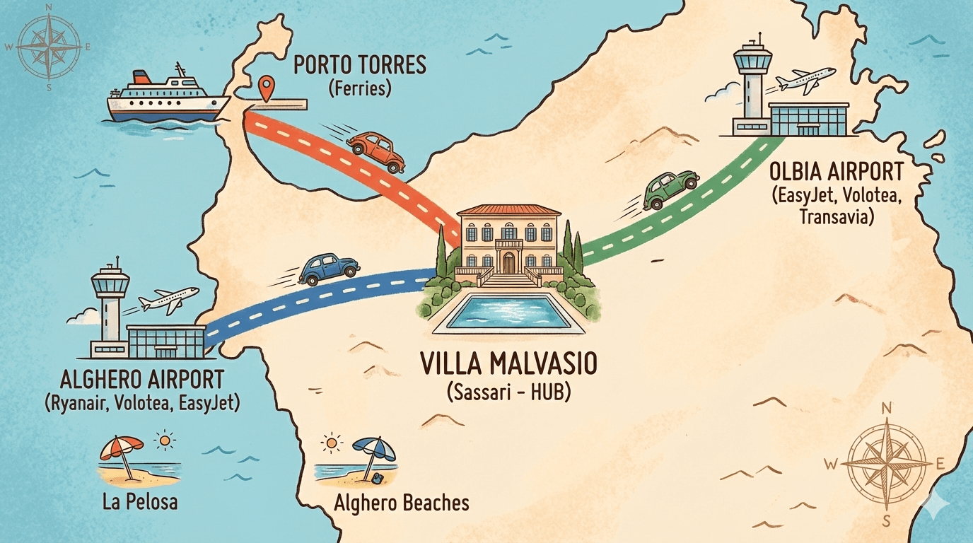 Sardegna 2026: Villa Privata a Sassari vs Hotel ad Alghero. La scelta intelligente.