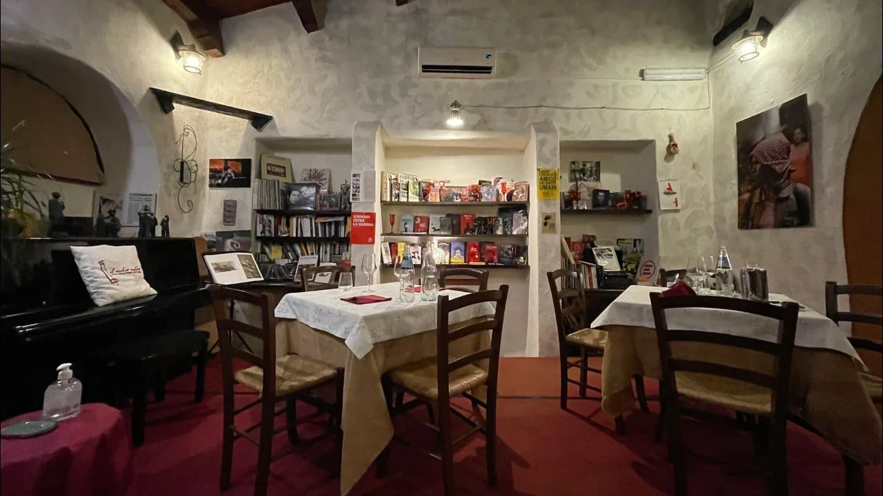 Interno della sala del Ristorante Il Vecchio Mulino