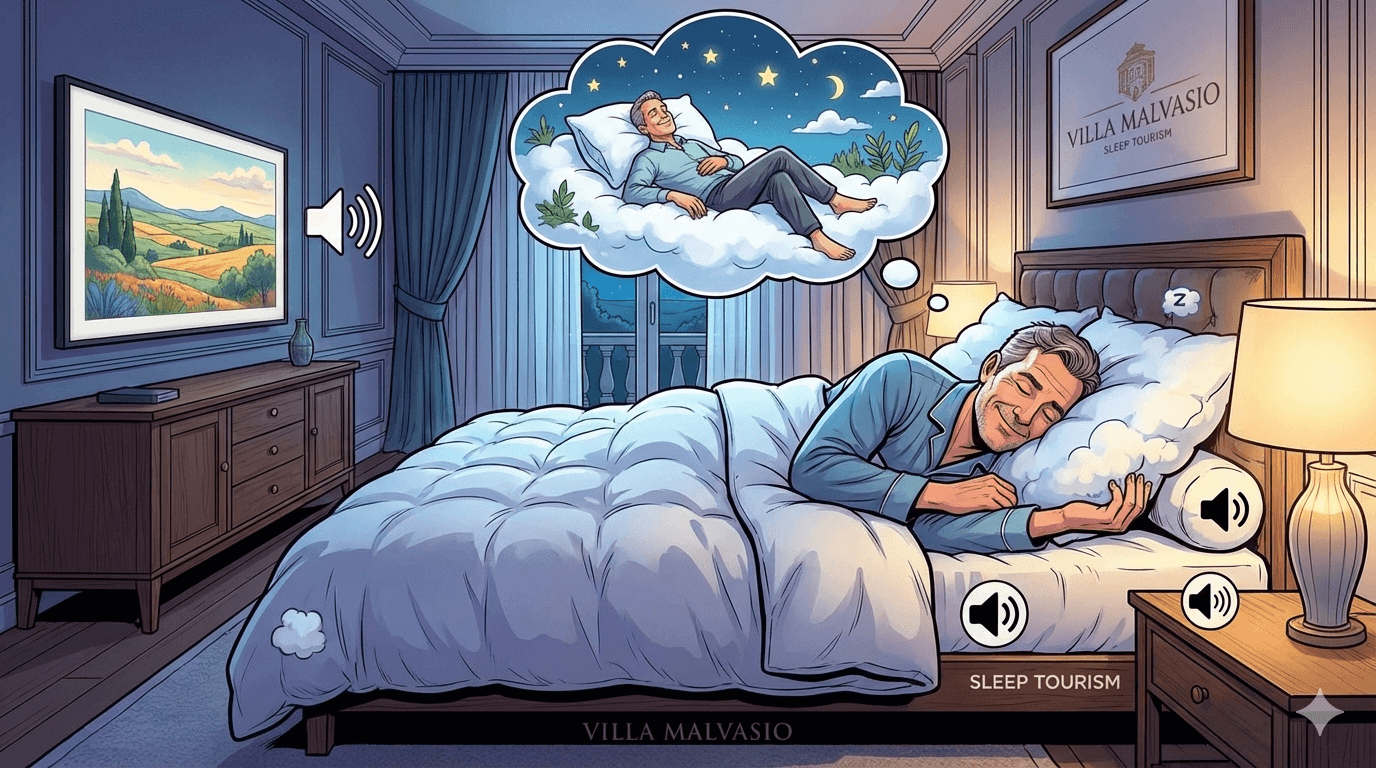 Sleep Tourism Sassari: dormire bene a Villa Malvasio su materassi comodi e silenzio assoluto.