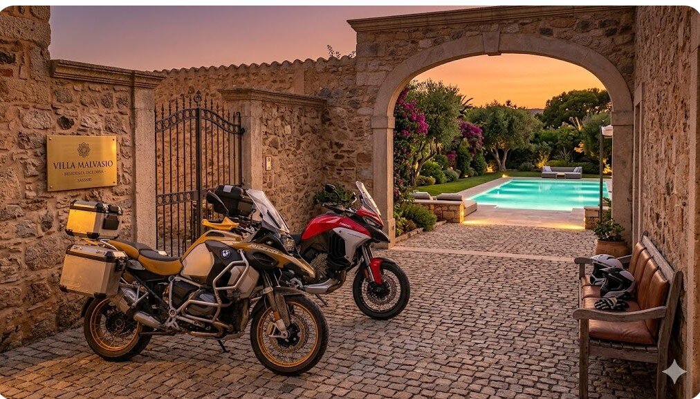 Moto Tour in Nord Sardegna: Itinerari, Ristoranti e il tuo Campo Base a Sassari