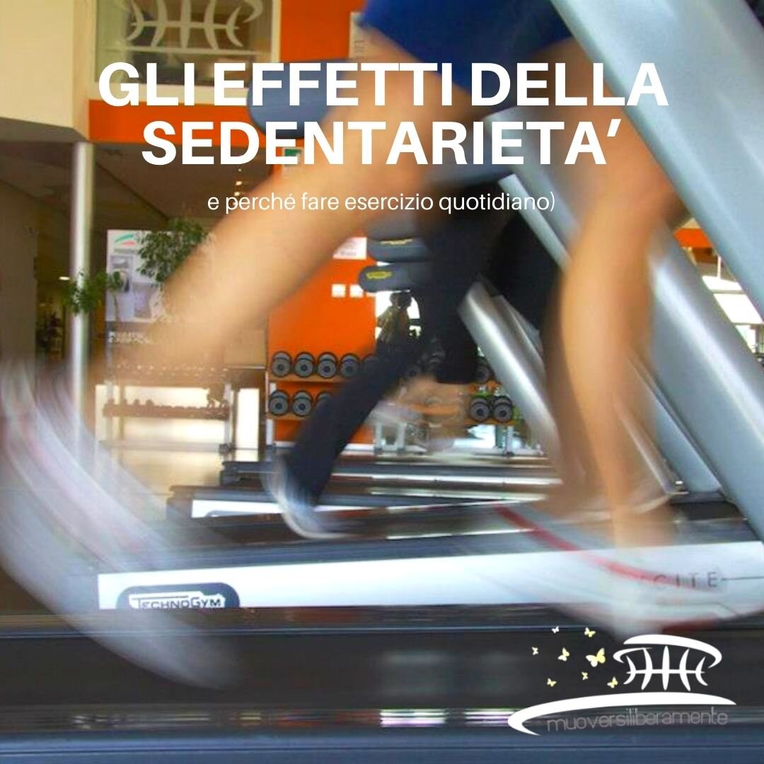 GLI EFFETTI DELLA SEDENTARIETA&rsquo; (e perch&eacute; fare esercizio quotidiano)