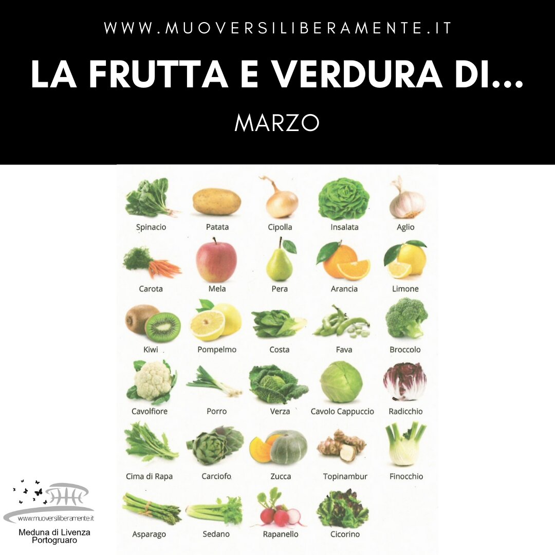 FRUTTA E VERDURA di MARZO