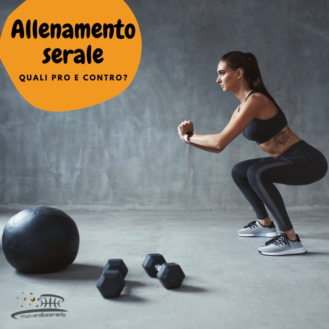 Quali sono i pro e contro dell'allenarsi la sera?