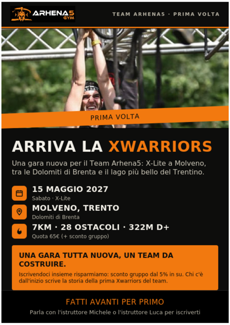 arriva la xwarriors