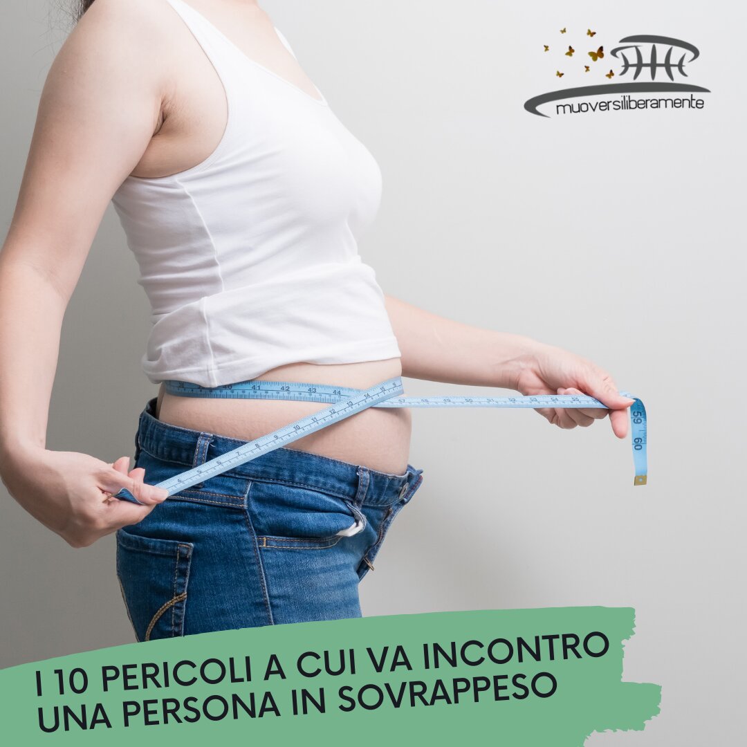 I pericoli a cui va incontro una persona in sovrappeso