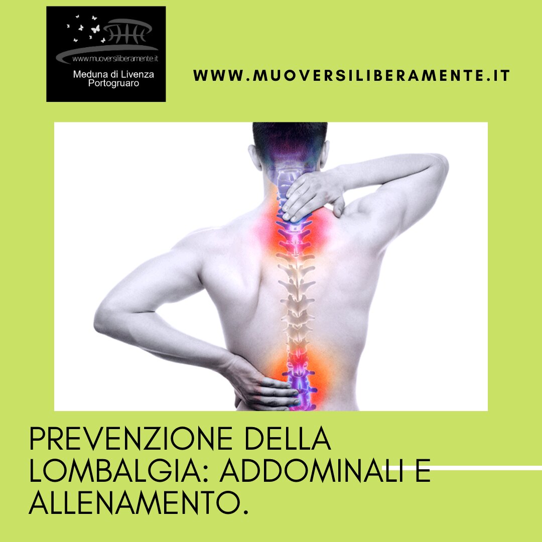 Prevenzione della lombalgia: Addominali allenamento.