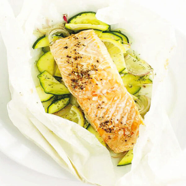 Ricetta SALMONE E VERDURE