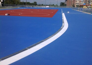 Velodromo Velodromo con tracciature per ginnastica artistica