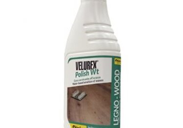 VELUREX POLISH WT Cera ravvivante in acqua adatta al mantenimento di pavimenti in legno verniciati.