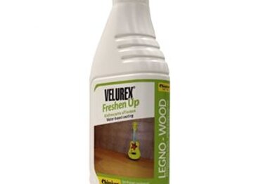 VELUREX FRESHEN UP Rinfrescante all'acqua per la manutenzione intensiva di pavimenti in legno e in resina verniciati.