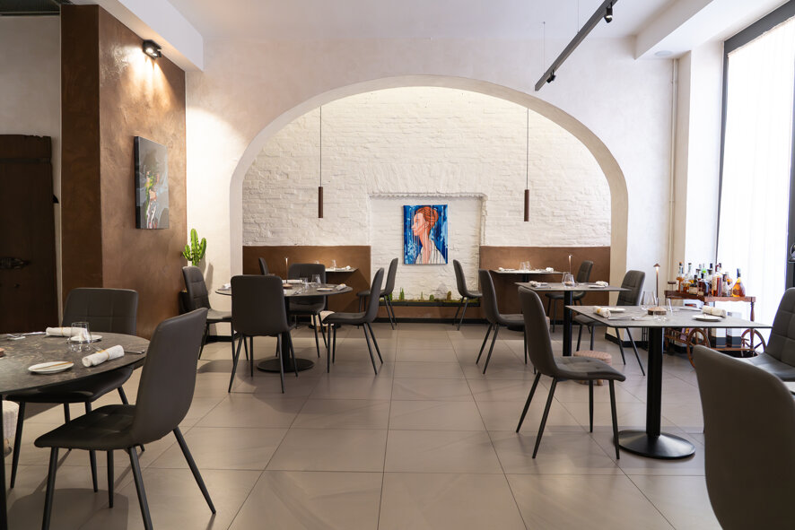 Sala ristorante Ad Maiora Sala ristorante Ad Maiora