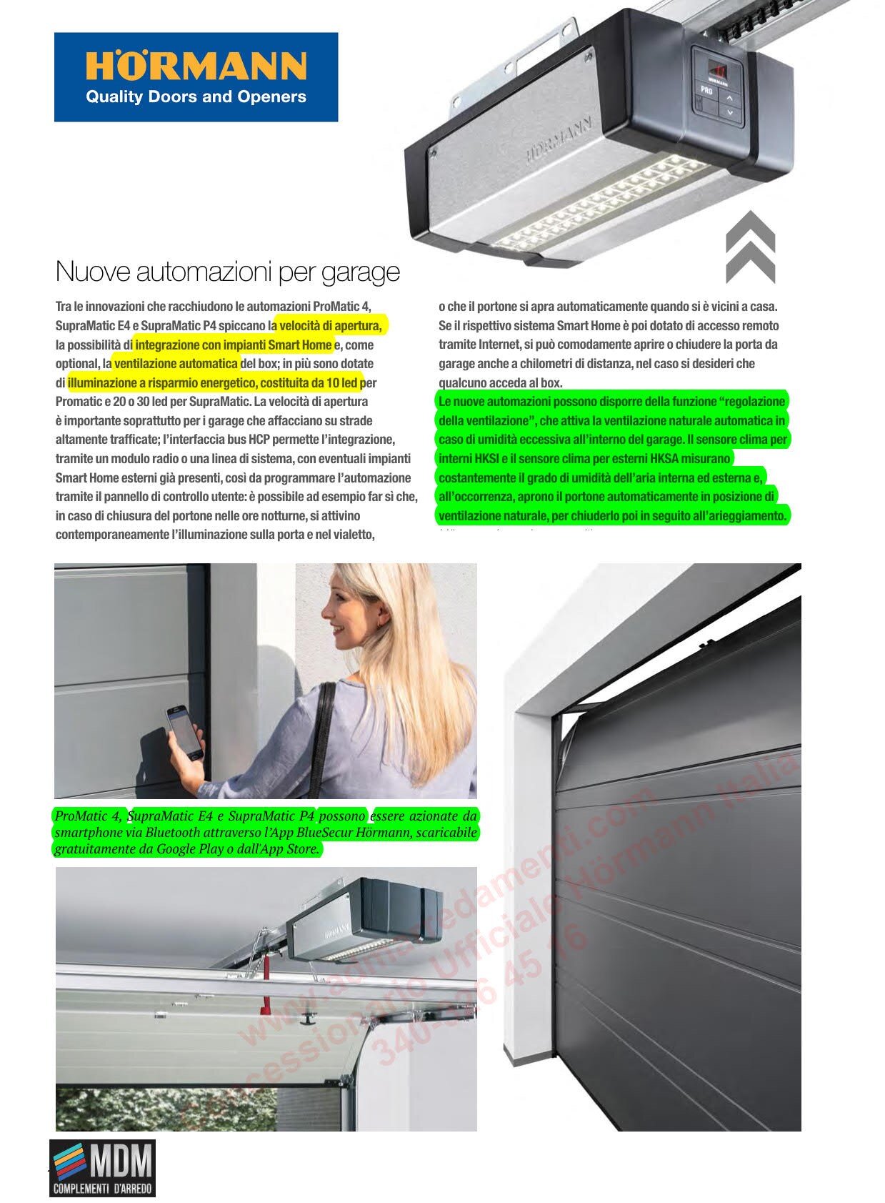 Pregi e funzioni dei portoni Sezionali per garage.