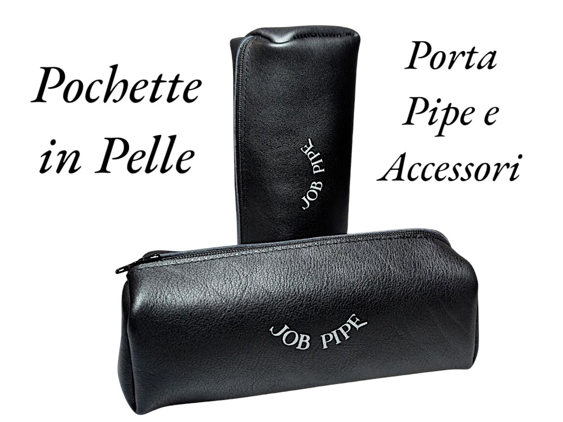 Pochette Porta pipe e Accessori - Custodia per pipe in pelle made in Italy Pochette Porta pipe e Accessori - Custodia per pipe in pelle made in Italy