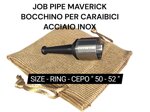 job-pipe-bocchino-maverick-per-sigari-caraibici-in-acciaio-inox