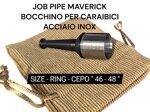 job-pipe-bocchino-maverick-per-sigari-caraibici-in-acciaio-inox