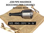 job-pipe-bocchino-maverick-per-sigari-caraibici-in-acciaio-inox