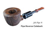 job-pipe-la-carnosa-esotica-sabbiata-boosters-reverse-calabash-pipe