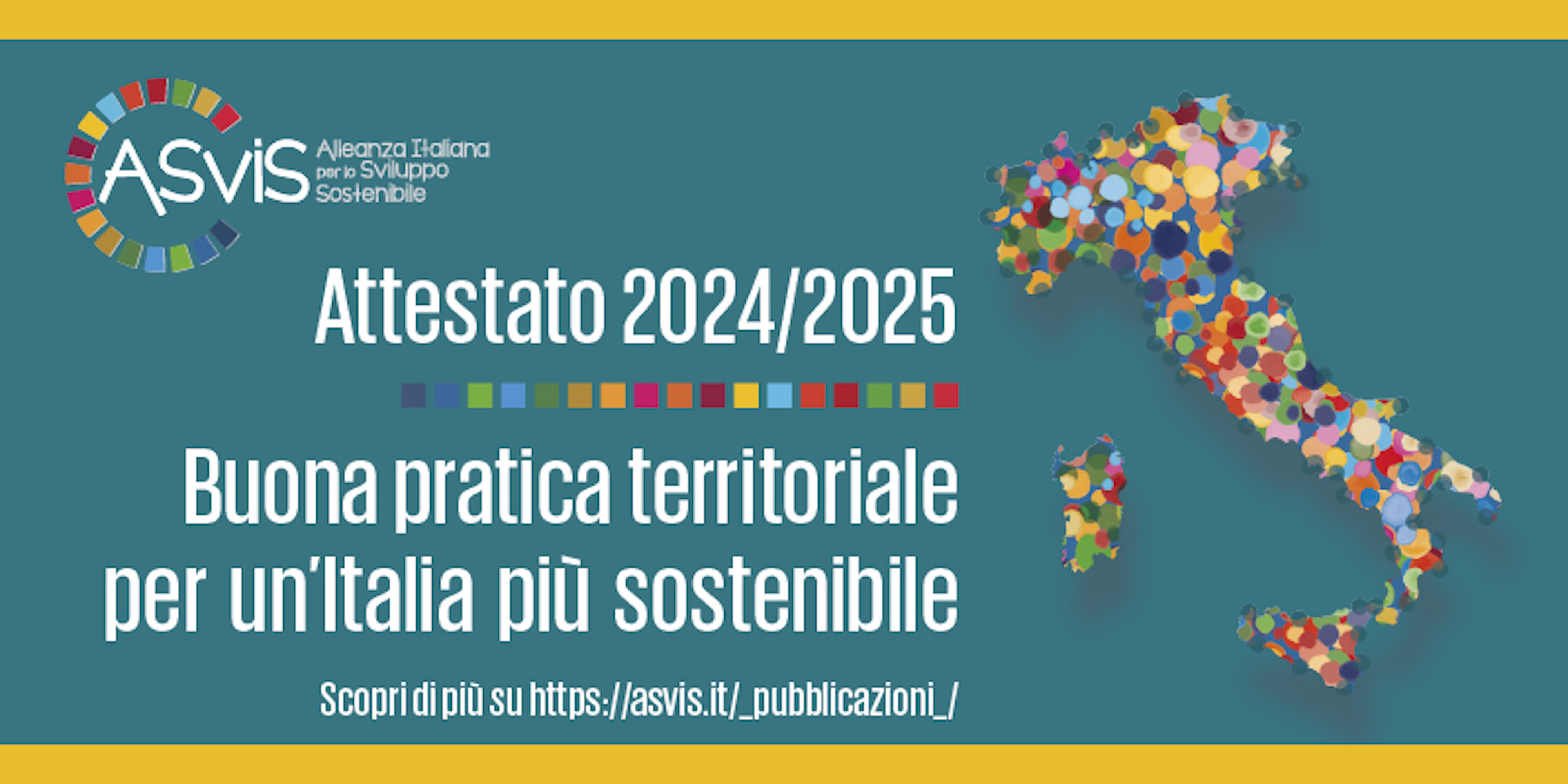 Attestato di buona pratica territoriale per un&rsquo; Italia pi&ugrave; sostenibile 2024