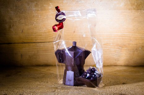 Caffettiera con drag�es 350g