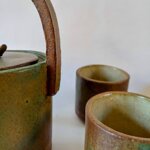 teiera-e-tazze-bosco-teapot-and-little-cups-wooden-matt-green