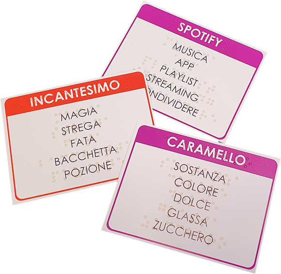 carte gioco delle parole proibite