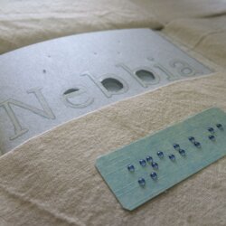 libro tattile realizzazione scritte Braille
