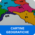 Cartine geografiche tattili stampa Braille - mappa tattile - targa Braille