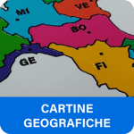 Cartine geografiche tattili stampa Braille - mappa tattile - targa Braille