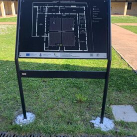 stampa Braille - mappa tattile - targa Braille Mappa tattile - POLO MUSEALE SANTO SPIRITO