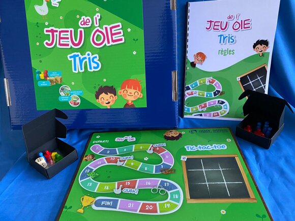 Tris e gioco dell'oca tattile