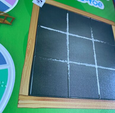 Tris e mini gioco dell'oca gioco magnetico tattile e Braille