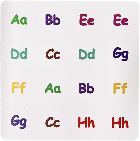 dettaglio scheda - Memory in legno 12 schede