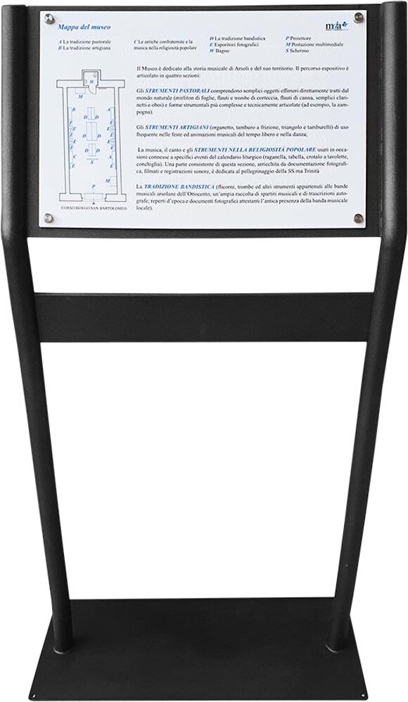 stampa Braille - mappa tattile - targa Braille