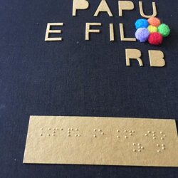 libro tattile realizzazione scritte Braille