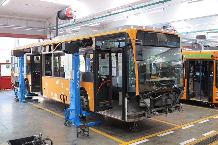Bus garden work in progress