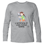 t-shirt-solidale-lamicizia-e-una-cosa-seria-manica-lunga-grafica-nera