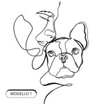 quadro-lineart-personalizzato-uomo-e-cane-by-giulia-polizzano
