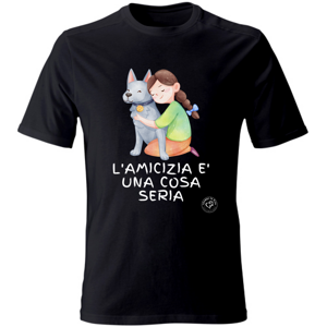 t-shirt-solidale-lamicizia-e-una-cosa-seria-grafica-bianca