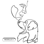 quadro-lineart-personalizzato-uomo-e-cane-by-giulia-polizzano