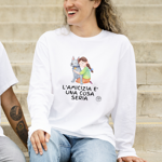 t-shirt-solidale-lamicizia-e-una-cosa-seria-manica-lunga-grafica-nera