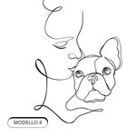 quadro-lineart-personalizzato-donna-e-cane-by-giulia-polizzano