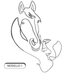 quadro-lineart-personalizzato-uomo-e-cavallo-by-giulia-polizzano