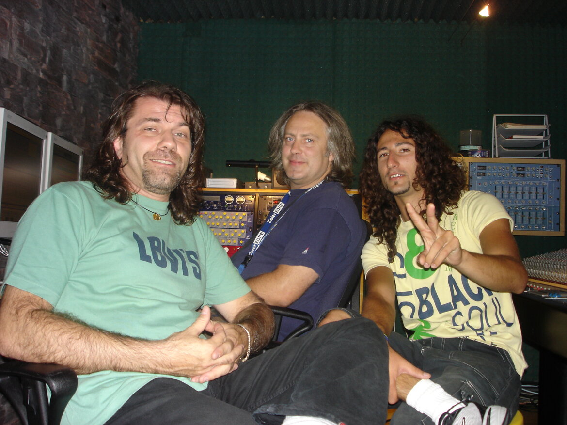 at Drumcode Studio Sesta Godano (SP) , during the session of the Paul Moss Album 2006