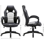 sedia-ufficio-ergonomica-gaming-racer-bianca-gc053
