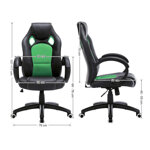 sedia-ufficio-ergonomica-gaming-racer-verde-gc053