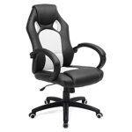 sedia-ufficio-ergonomica-gaming-racer-bianca-gc053