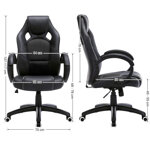 sedia-ufficio-ergonomica-gaming-racer-nera-gc053